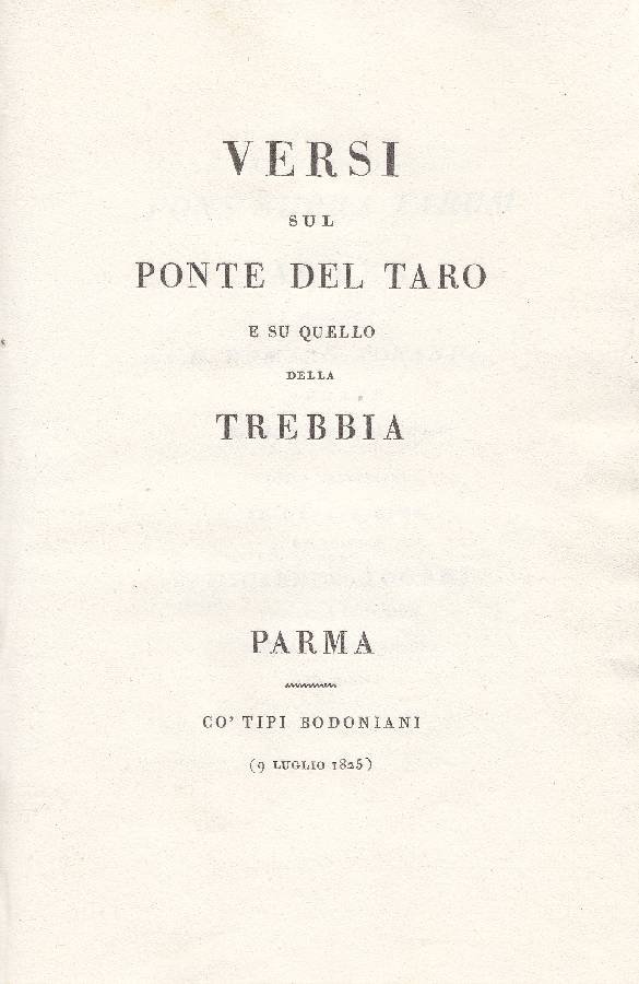 Versi sul ponte del Taro e su quello della Trebbia | Immagine principale