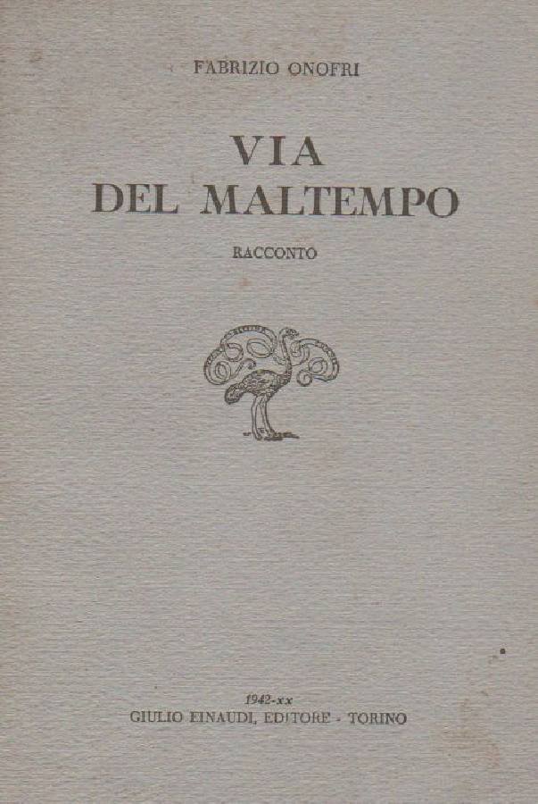 Via del maltempo. Racconto | Immagine principale