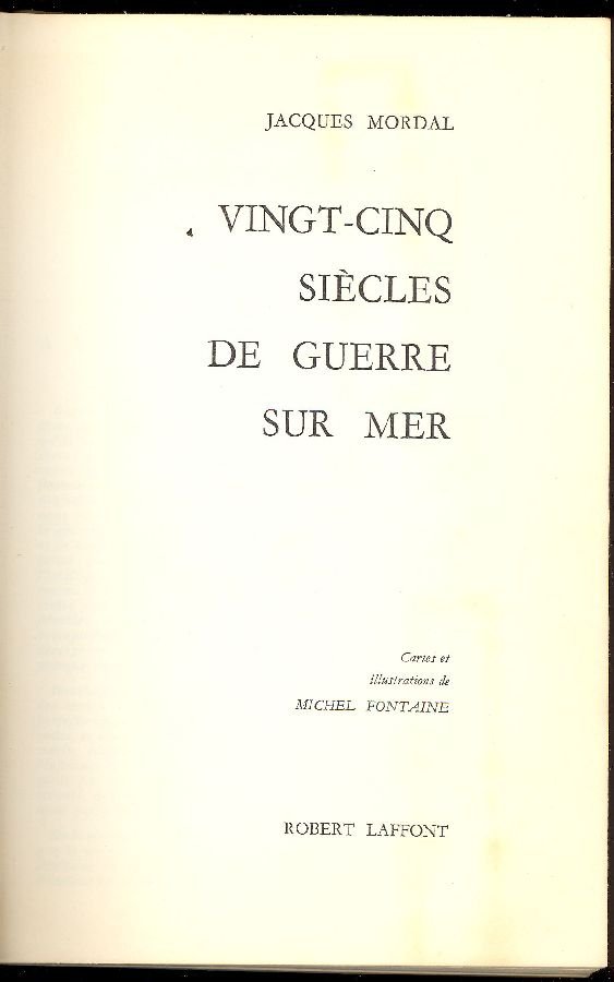Vingt-cinq siècles de guerre sur mer | Immagine principale