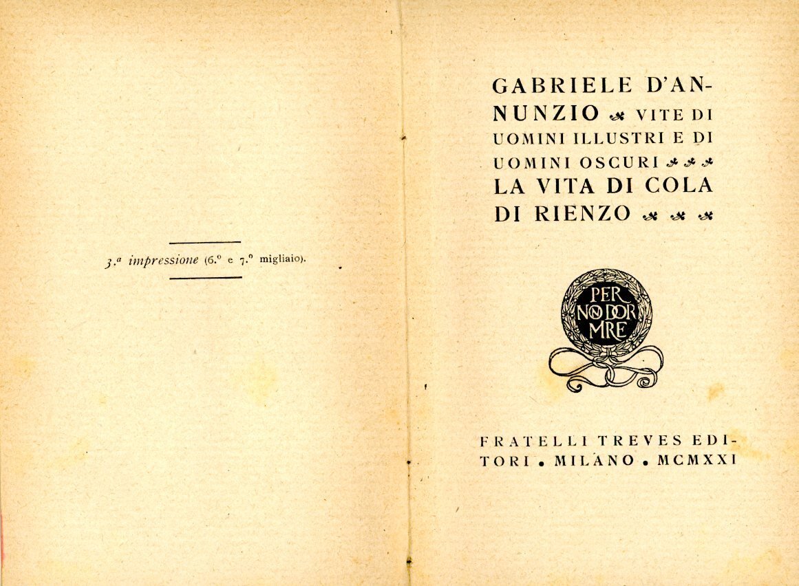 Vite di uomini illustri e di uomini oscuri. La vita … | Immagine principale