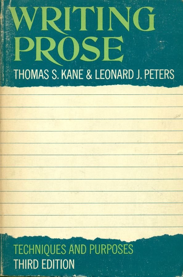 Writing prose: tecniques and purposes | Immagine principale