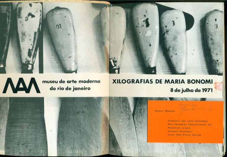 Xilografias de Maria Bonomi