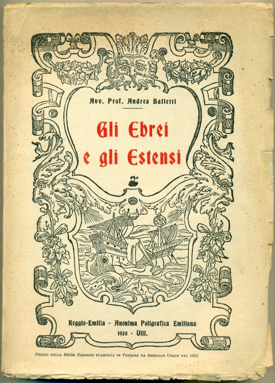 GLI EBREI E GLI ESTENSI.,