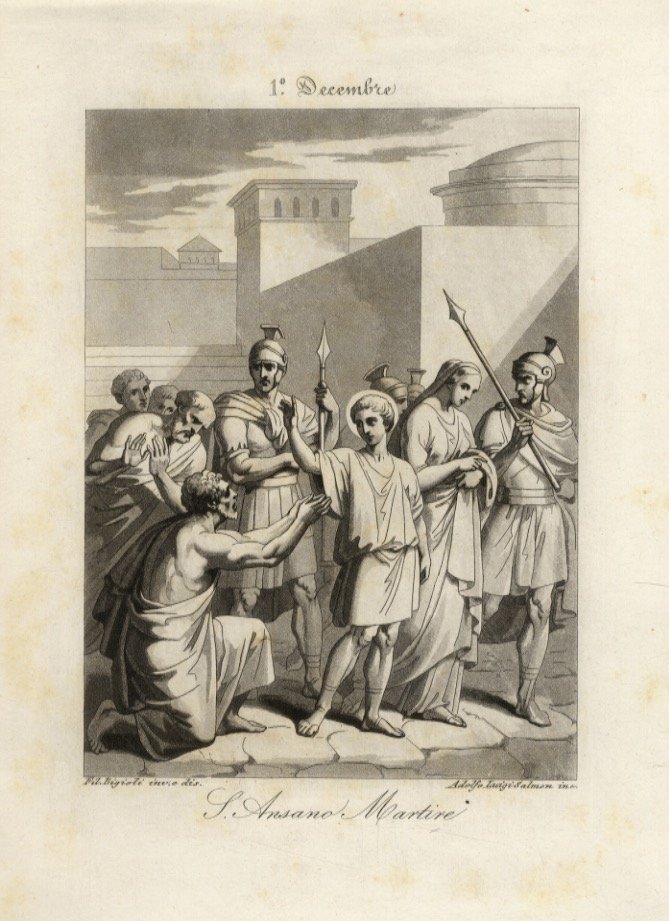 1° dicembre. S. Ansano Martire.