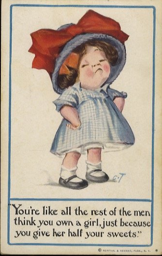 [1:] You're like all the rest of the men, think …