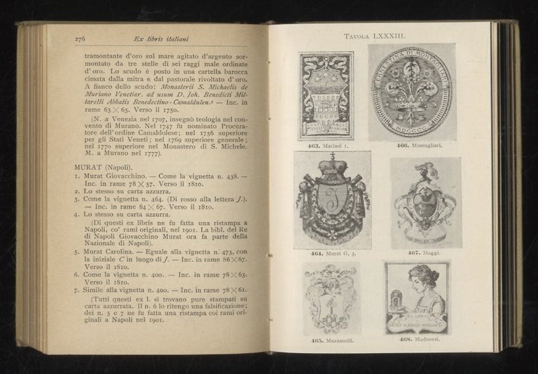 3500 ex libris italiani. Illustrati con 755 figure e da …