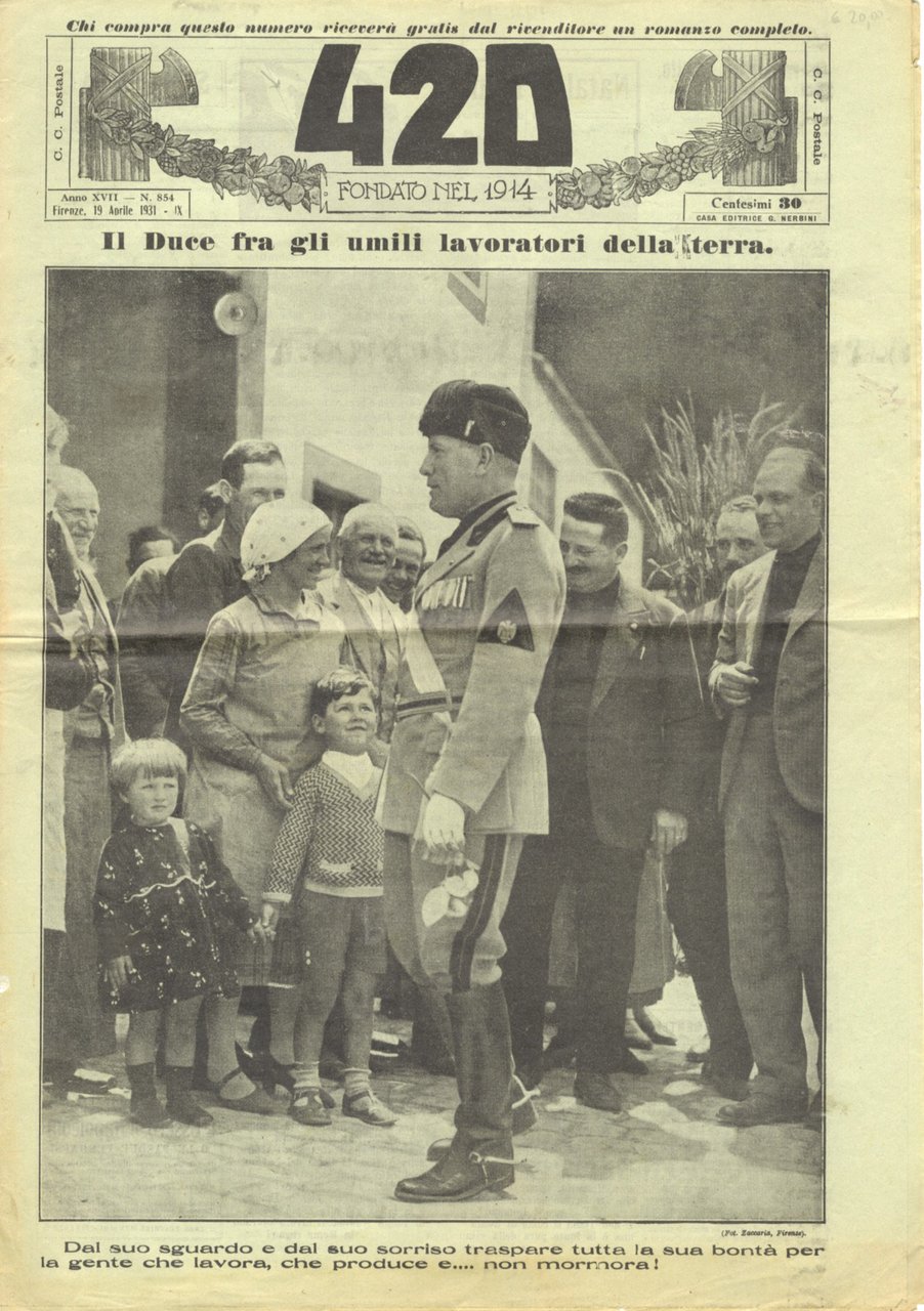 420. Fondato nel 1914. Anno XVII . N. 854. Firenze, …