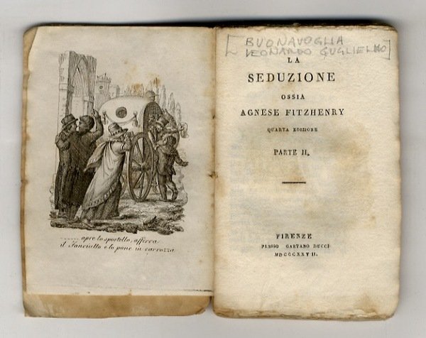 La Seduzione ossia Agnese Fitzhenry. Quarta edizione. Parte II.