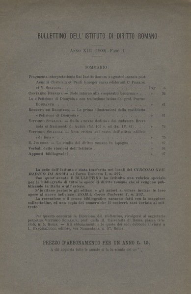 Fragmenta interpretationis Gai Institutionum Augustodunensia post Aemilii Chatelain et Pauli …