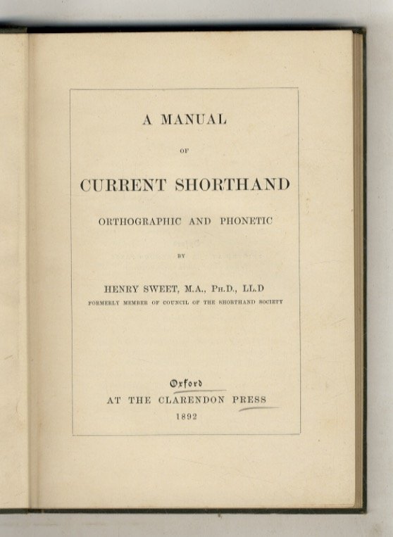 A manual of current shorthand, ortographic and phonetic [.].