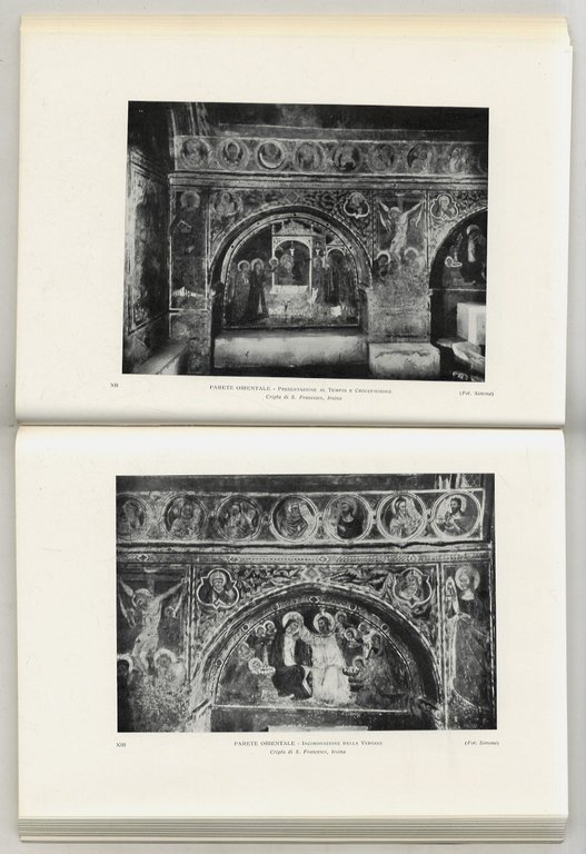 Affreschi del Trecento nella Cripta di S. Francesco ad Irsina.