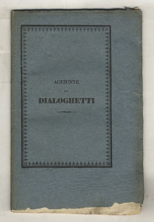 Aggiunte alla sesta edizione dei Dialoghetti. | Immagine Gallery 3