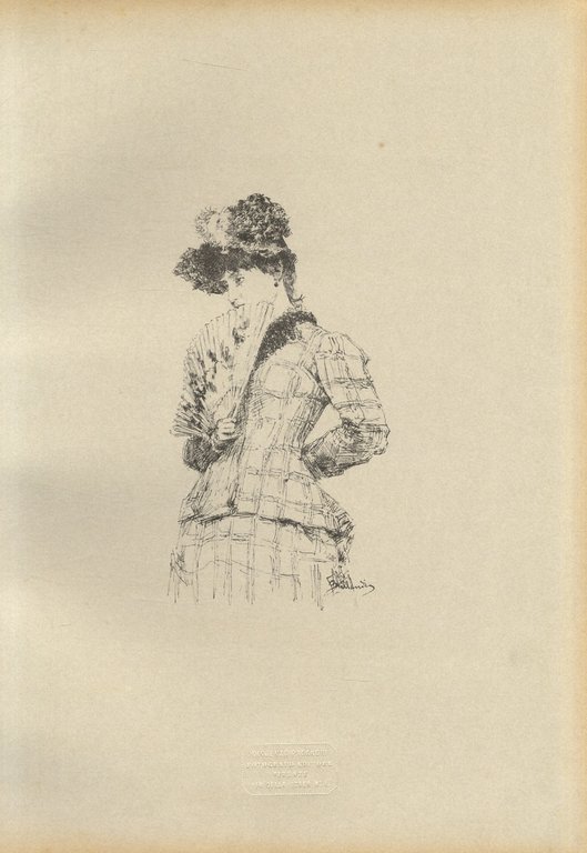 ALBUM artistico. Riproduzione zincografia di tocchi in penna dei migliori …