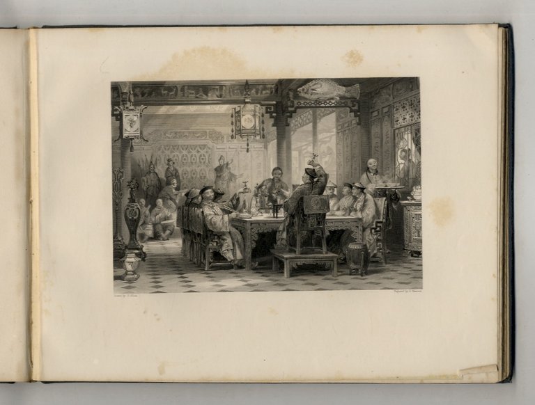 Album che raccoglie 48 tavole di illustrazioni inglesi incise in …