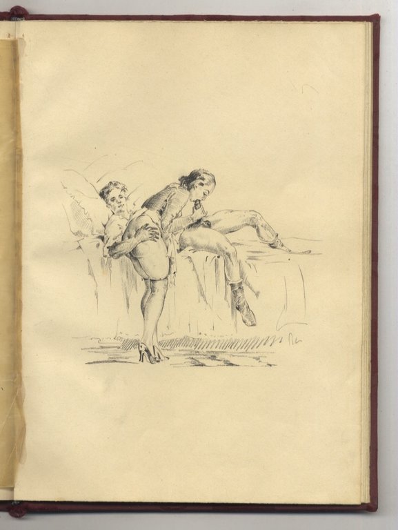 Album contenente 24 disegni originali a matita nera dei quali …