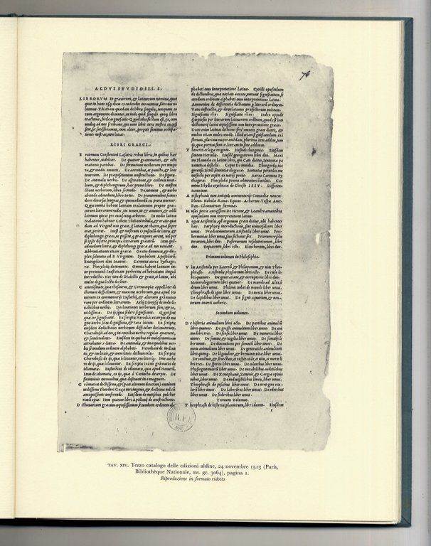 ALDO Manuzio editore. Dediche, prefazioni, note ai testi. Introduzione di …