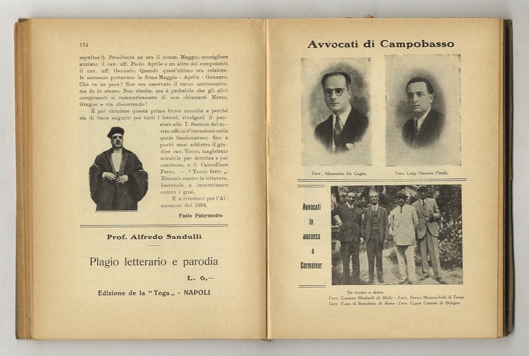 ALMANACCO (L') de l'Avvocato. Anno 1933 (XI).