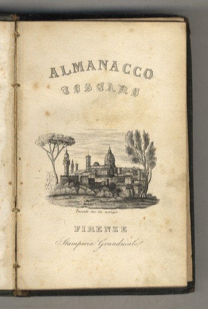 ALMANACCO Toscano 1843. | Immagine principale