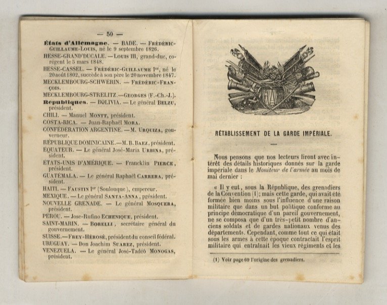 Almanach des Annales Impériales pour 1855. Contenant la Famille Impériale, …