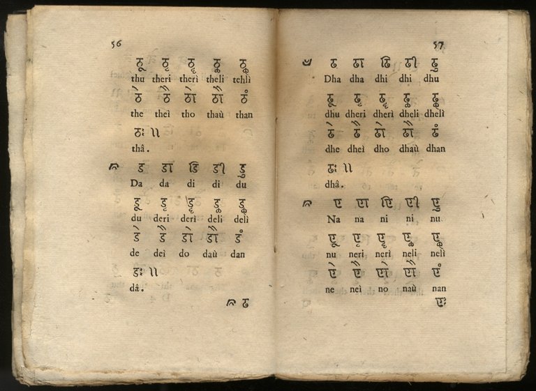 Alphabetum Brammhanicum seu Indostanum universitatis Kasi.