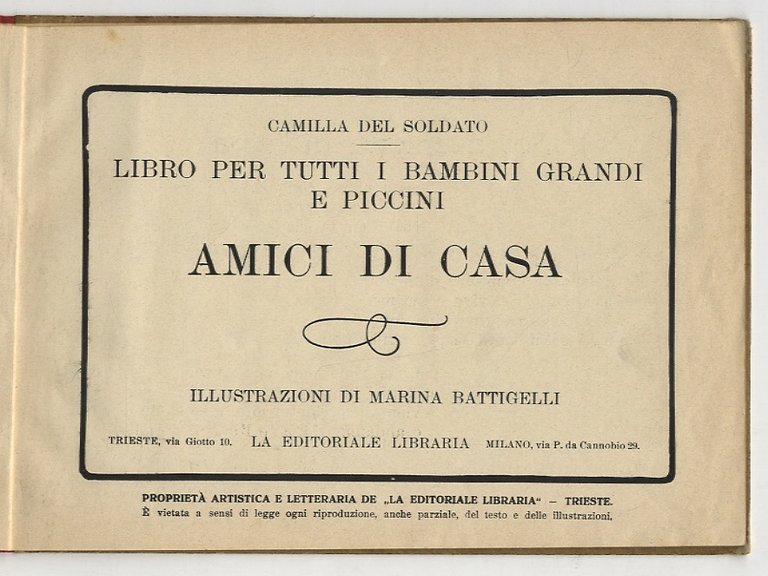Amici di casa. Libro per tutti i bambini grandi e …