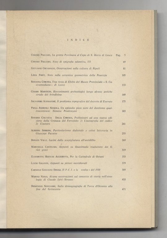 ANNALI dell'Università di Lecce. Facoltà di lettere e filosofia. Vol. …