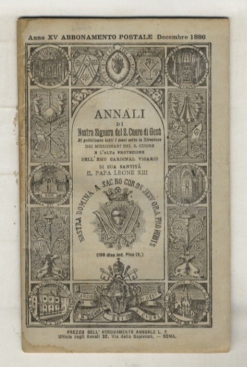 ANNALI di nostra Signora del S. Cuore di Gesù. Si …