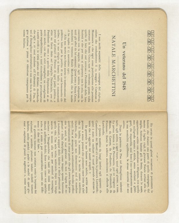 Anniversario (Nel LX) di Curtatone e Montanara. 29 Maggio 1848-1908. …