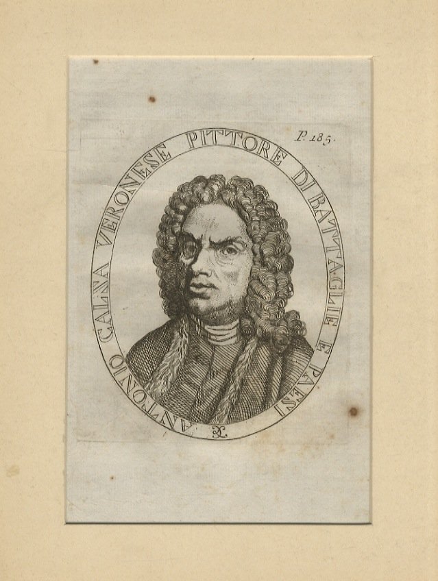 Antonio Calza veronese, pittore di battaglie. (Ritratto a mezzo. busto, … | Immagine principale