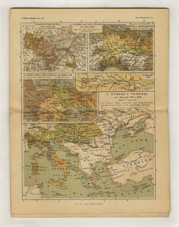 Atlantino Storico d'Italia in 36 Tavole colorate e più di …