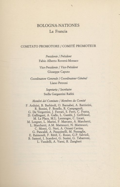 Atti delle giornate Bologna-Nationes Francia. (Profili giuridici). Diritti civili e …