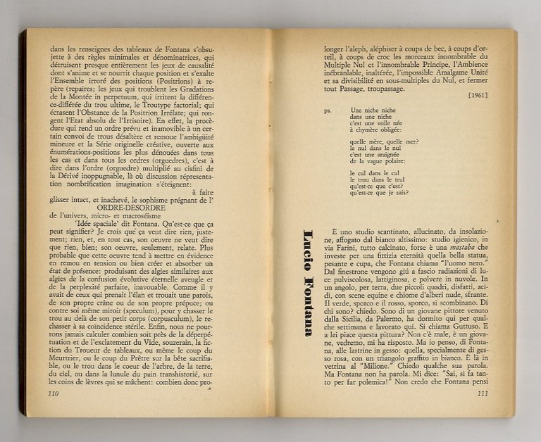 Attributi dell'arte odierna 1947/1967. (Duchamps, Rothko, Capogrossi, Matta, Burri, Colla, …