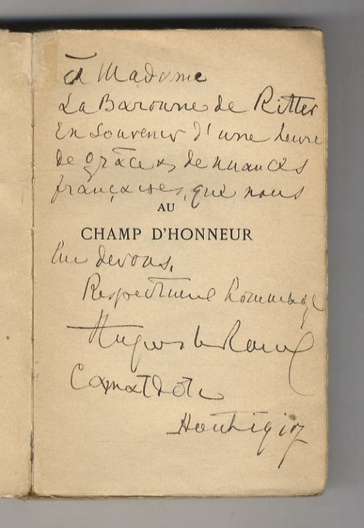 Au Champs d'Honneur. 13ème édition.