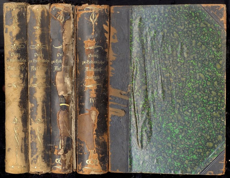 Aus meinem Leben. Aufzeichnungen. [.] Erster Band [- Vierter Band].