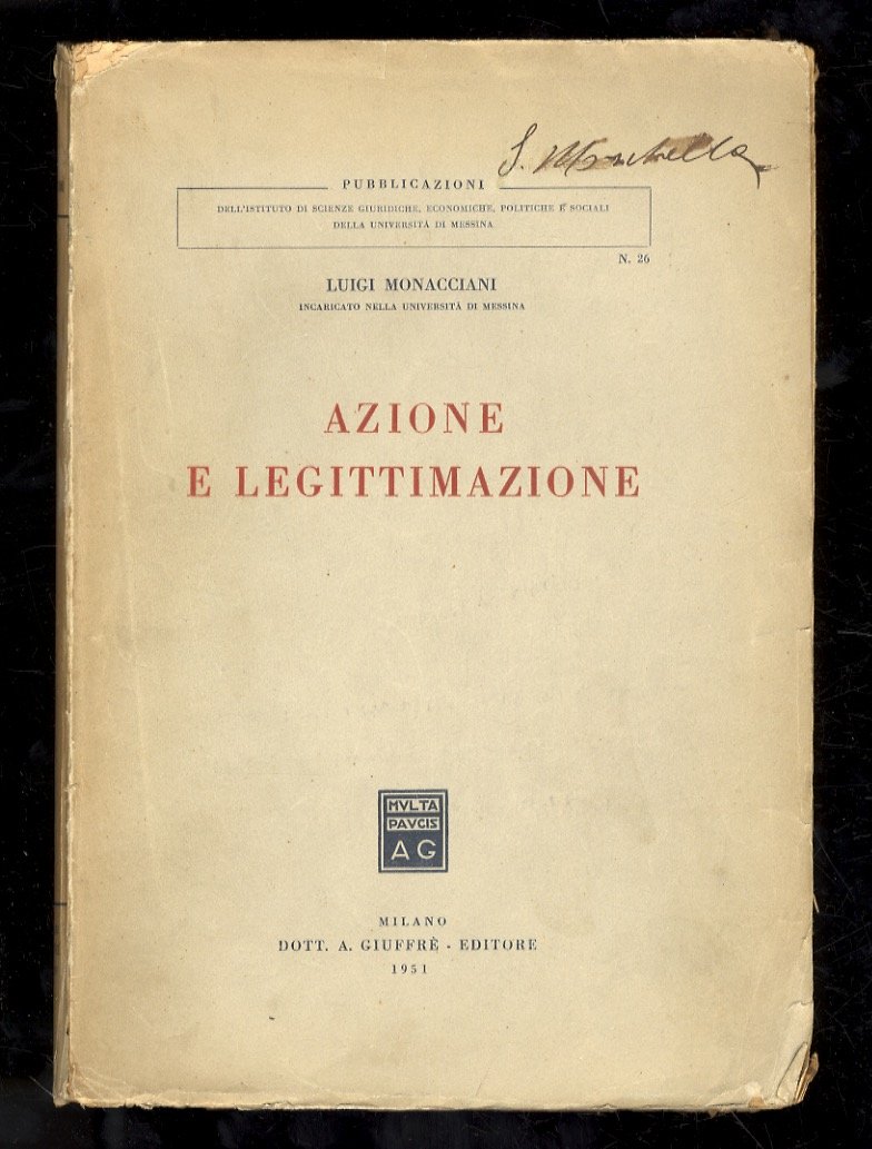 Azione e legittimazione.