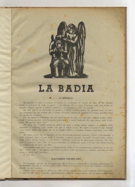 BADIA (LA). Foglio settimanale di lettura. Numeri da 1 a …