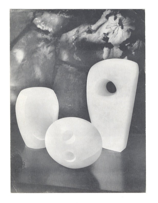 Barbara Hepworth. Three forms (Porthmeor), 1963, alabaster, ht. 10 ins. …