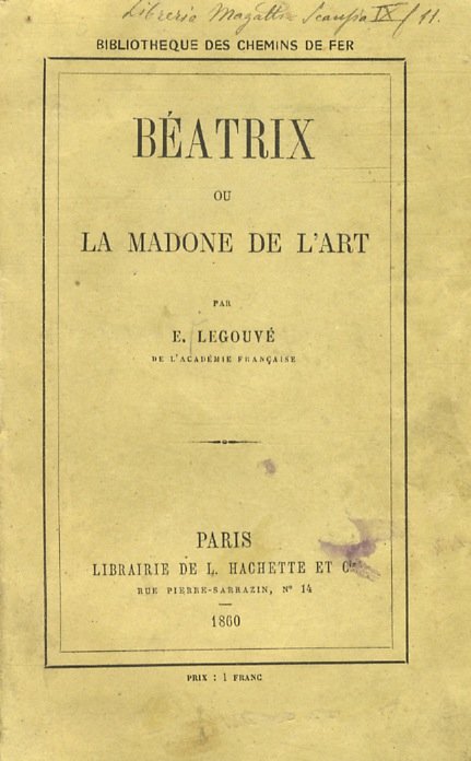 Béatrix ou la madone de l'art.