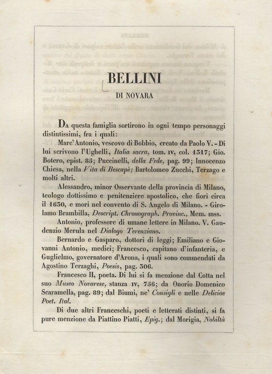 BELLINI di Novara. | Immagine Gallery 2