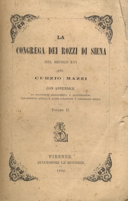 Bibliografia delle composizioni de Rozzi [In:] La congrega dei Rozzi …