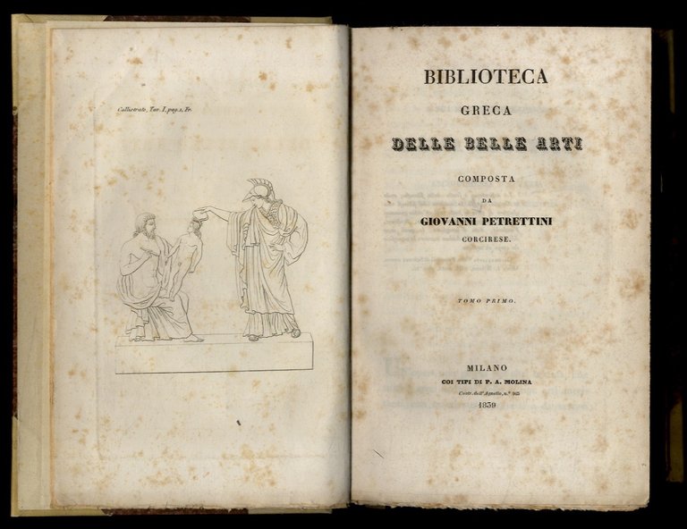 Biblioteca greca delle belle arti [.] Tomo primo: [Le statue … | Immagine Gallery 1