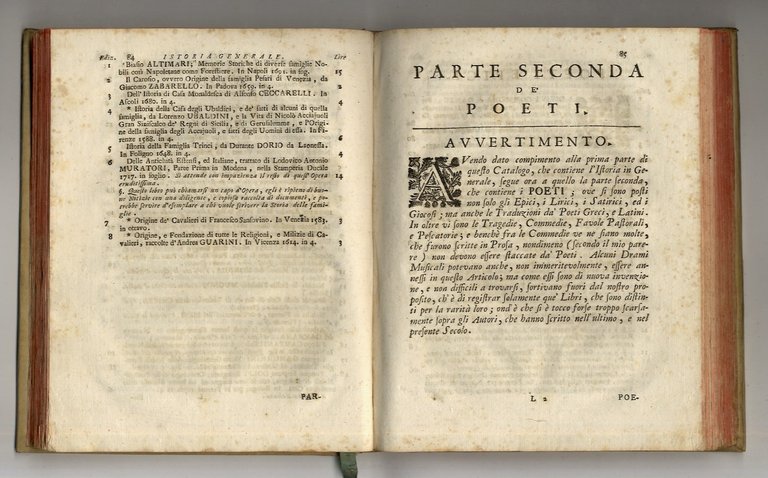 Biblioteca italiana, o sia Notizia de' libri rari nella Lingua …