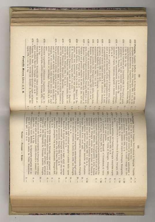 Biblioteca Storica Italiana. Catalogo a prezzi netti di una numerosa …