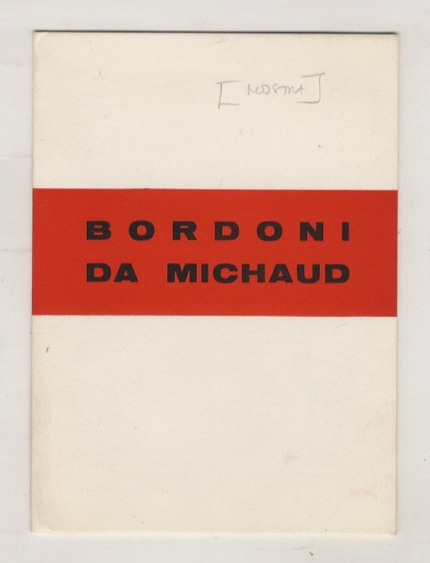 Bordoni. (Testo di M. Masciotta).