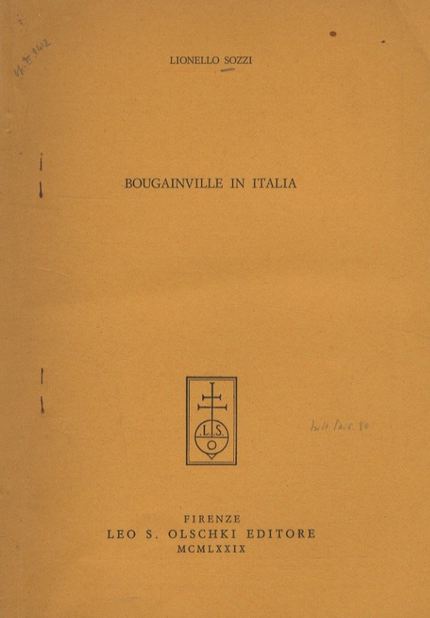 Bougainville in Italia.