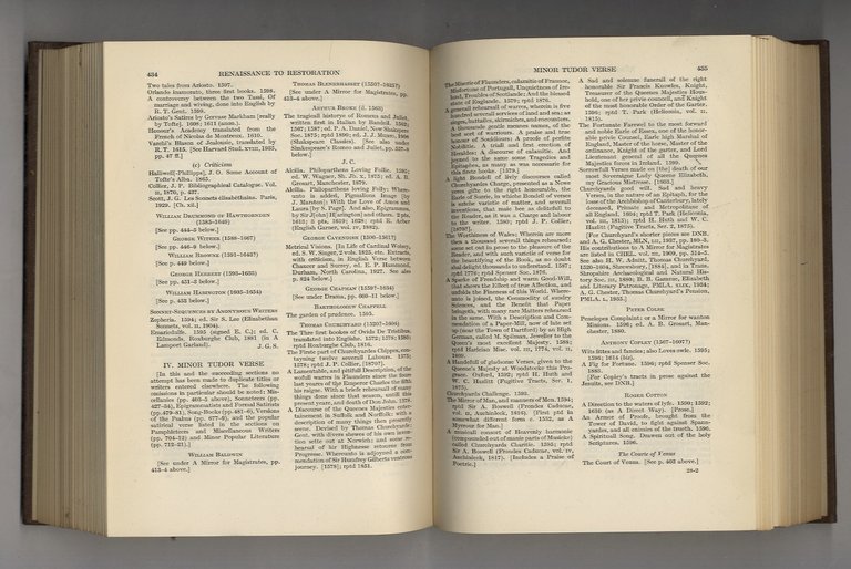 CAMBRIDGE (THE) Bibliography of English Literature. Volume I: 600 - …