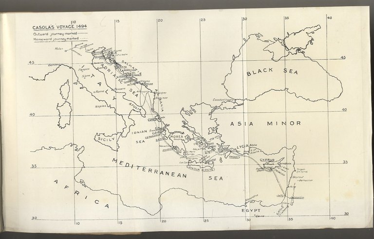 Canon Pietro Casola's pilgrimage to Jerusalem in the year 1494.