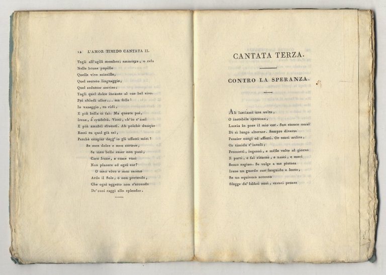 Cantate e sonetti XII morali di Clemente Bondi.