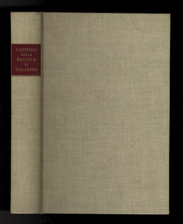 CAPITOLI della bagliva di Galatina, a cura di Mario D'Elia. | Immagine Gallery 4