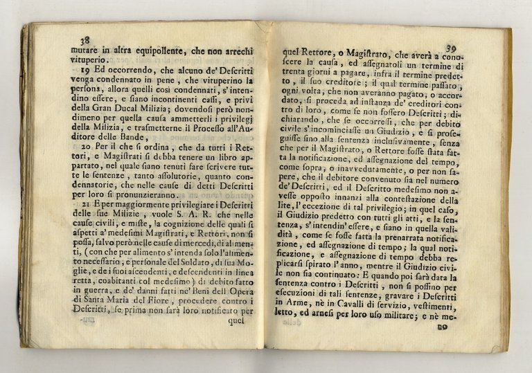 Capitoli, ordini e privilegi delle milizie toscane pedestri, ed equestri … | Immagine Gallery 2